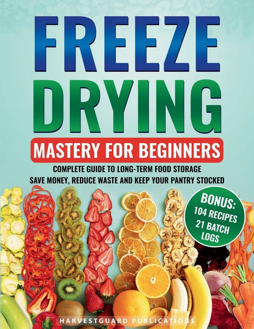 Book cover for Freeze Drying Mastery For Beginners: Complete Guide to Long-Term Food Storage, Save Money, Reduce Waste and Keep Your Pantry Stocked