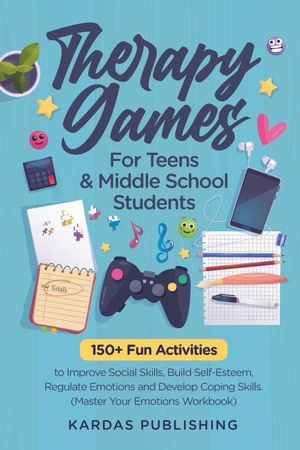 Book cover for Therapy Games for Teens & Middle School Students