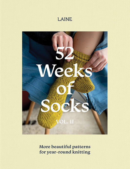 Book cover for 52 Weeks of Socks, Vol. II: More Beautiful Patterns for Year-Round Knitting