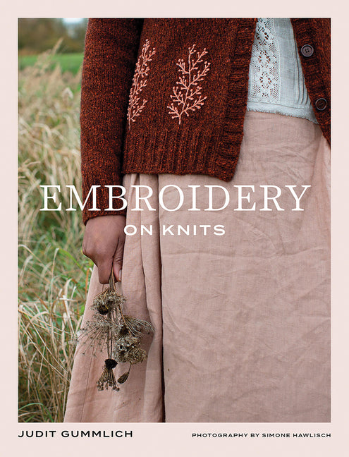 Book cover for Embroidery on Knits: 18 Nature-Inspired Templates for Stitching on Wool
