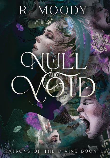 Book cover for Null & Void: A Dark Romantic Fantasy full of feminine rage.