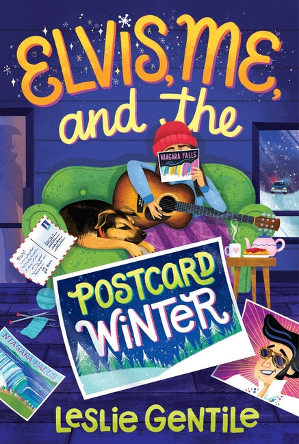 Book cover for Elvis, Me, and the Postcard Winter