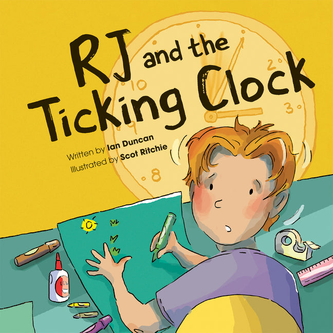 Book cover for Rj and the Ticking Clock