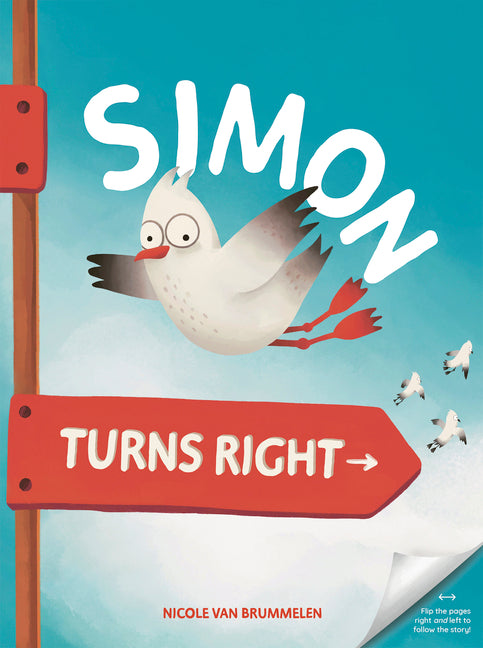 Book cover for Simon Turns Right