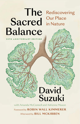 Book cover for The Sacred Balance, 25th Anniversary Edition: Rediscovering Our Place in Nature