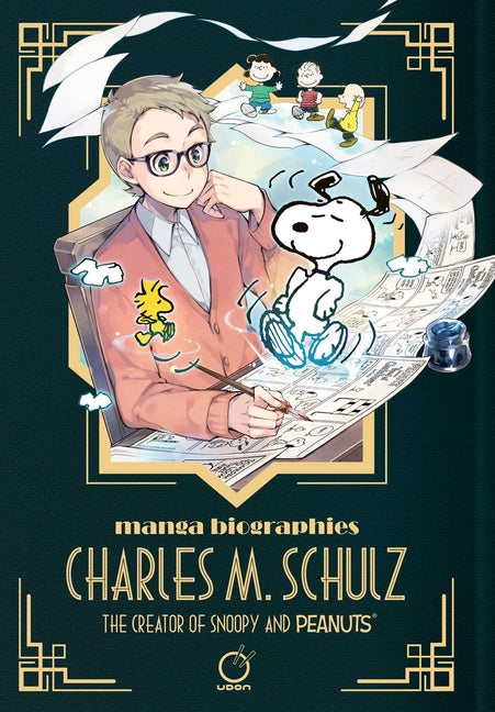 Book cover for Manga Biographies: Charles M. Schulz - The Creator of Snoopy and Peanuts