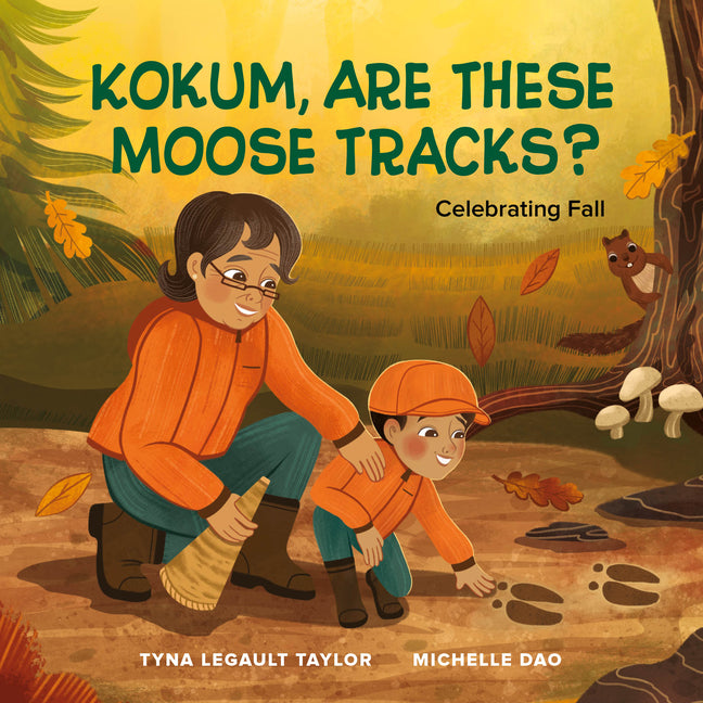 Book cover for Kokum, Are These Moose Tracks?: Celebrating Fall