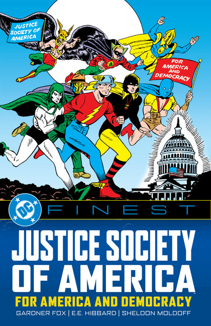 Book cover for DC Finest: Justice Society of America: For America and Democracy