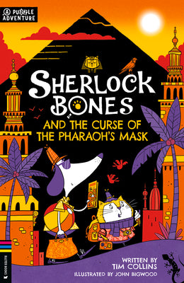 Book cover for Sherlock Bones and the Curse of the Pharaoh's Mask: Volume 2
