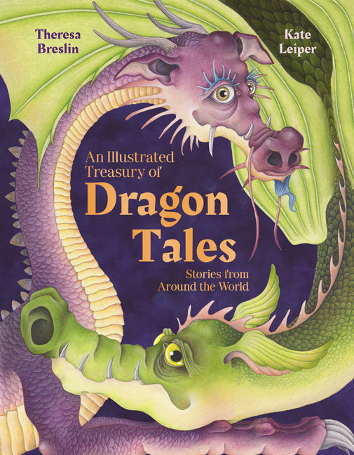 Book cover for Illustrated Treasury of Dragon Tales: Stories from Around the World