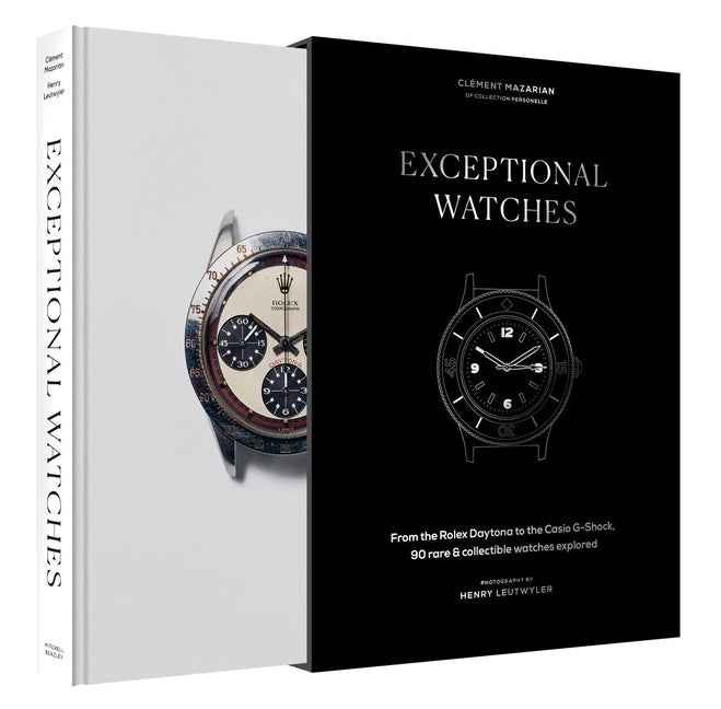Book cover for Exceptional Watches: From the Rolex Daytona to the Casio G-Shock, 90 Rare and Collectable Watches Explored