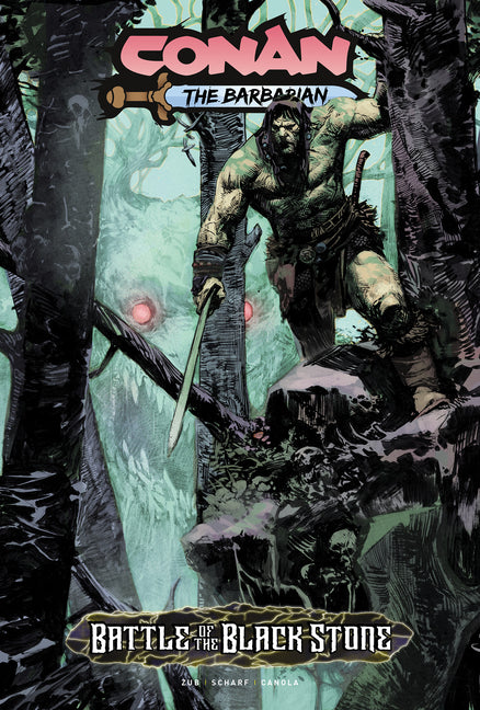 Book cover for Conan the Barbarian: Battle of the Black Stone