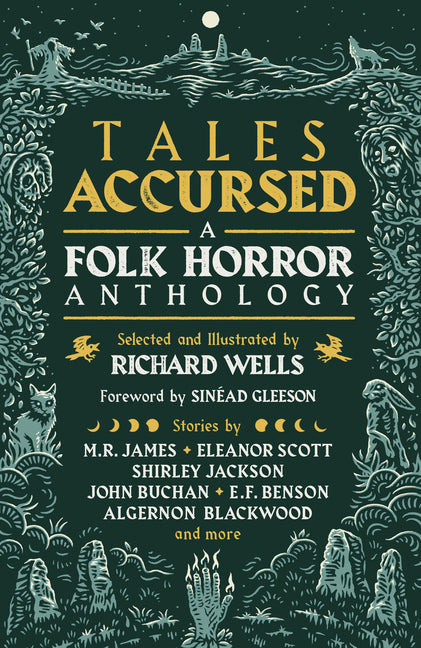 Book cover for Tales Accursed: A Folk Horror Anthology