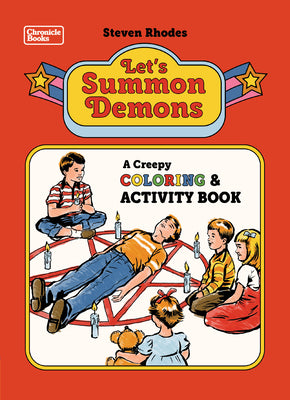 Book cover for Let's Summon Demons: A Creepy Coloring and Activity Book