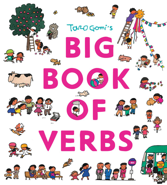 Book cover for Taro Gomi's Big Book of Verbs