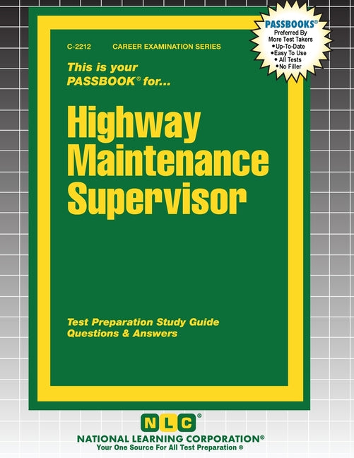 Book cover for Highway Maintenance Supervisor