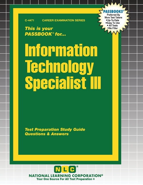 Book cover for Information Technology Specialist III