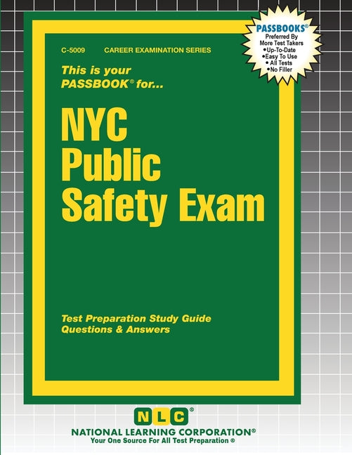 Book cover for NYC Public Safety Exam