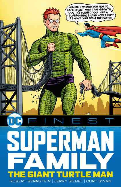 Book cover for DC Finest: Superman Family: The Giant Turtle Man