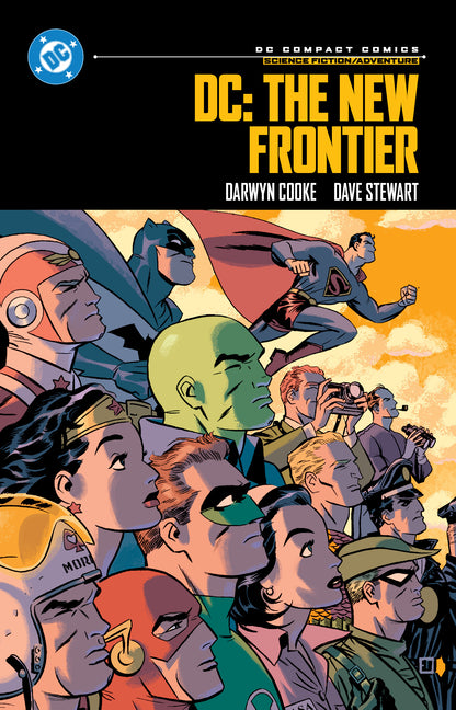 Book cover for DC: The New Frontier: DC Compact Comics Edition
