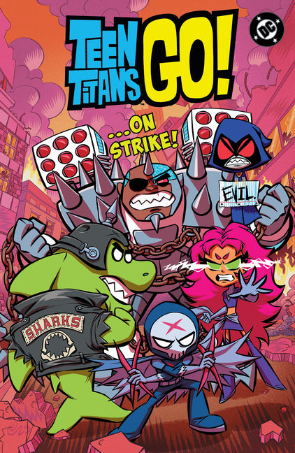 Book cover for Teen Titans Go! ...on Strike!