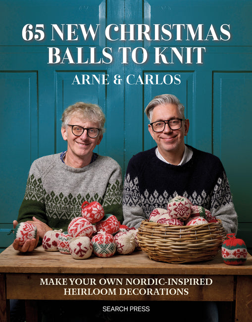 Book cover for 65 New Christmas Balls to Knit: Make Your Own Nordic-Inspired Heirloom Decorations