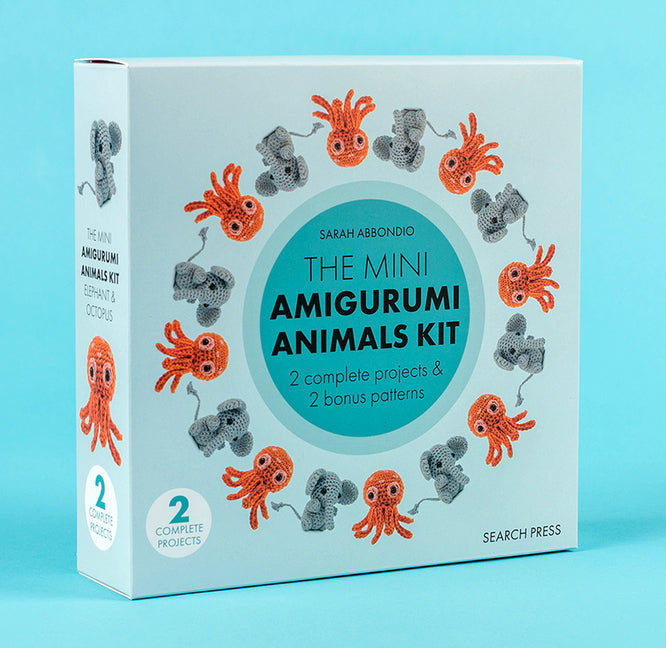 Book cover for Mini Amigurumi Animals Kit: 2 Complete Projects & 2 Bonus Patterns