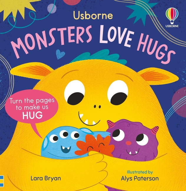Book cover for Monsters Love Hugs