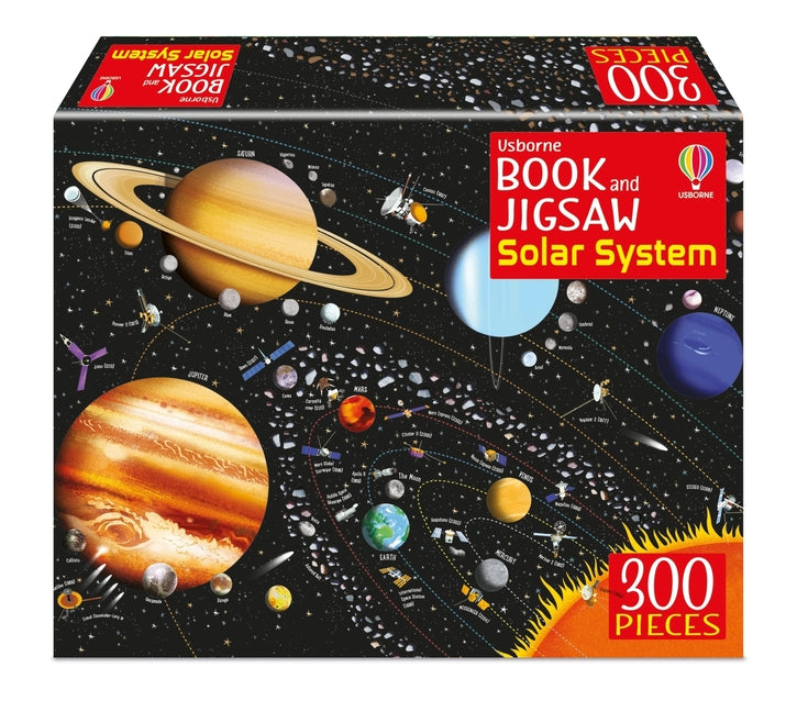 Book cover for Usborne Book and Jigsaw the Solar System