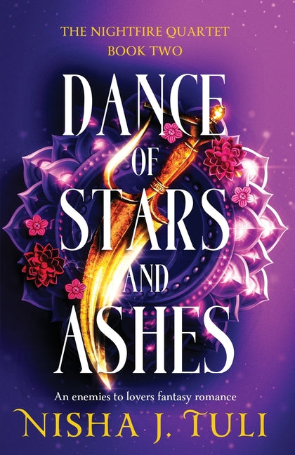 Book cover for Dance of Stars and Ashes: An enemies to lovers fantasy romance