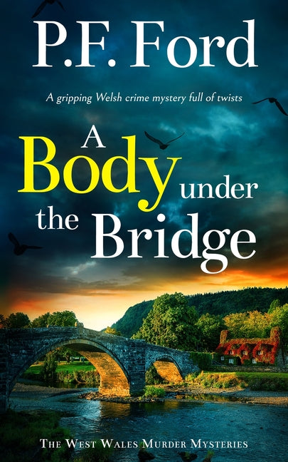 Book cover for BODY UNDER THE BRIDGE a gripping Welsh crime mystery full of twists