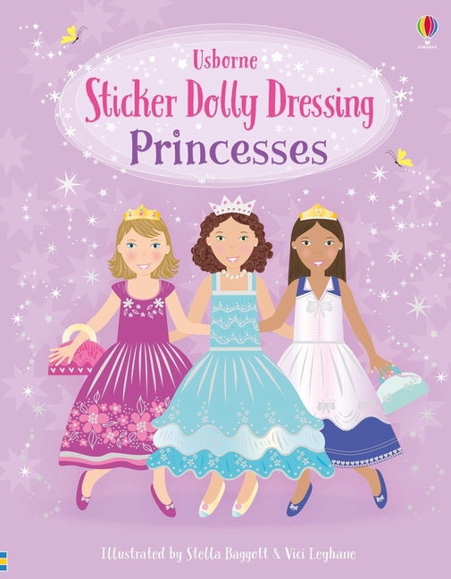 Book cover for Sticker Dolly Dressing Princesses