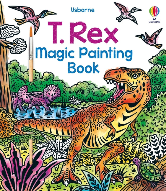 Book cover for T. Rex Magic Painting Book