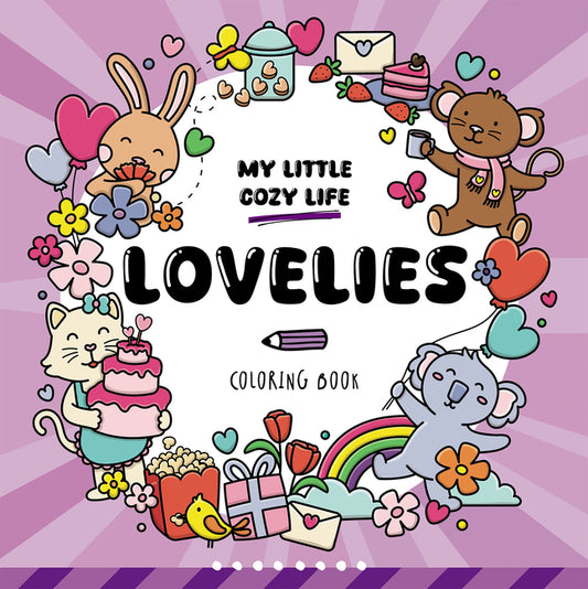 Book cover for Lovelies: Coloring Book