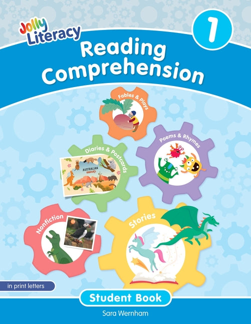Book cover for Reading Comprehension Student Book 1: In Print Letters (American English Edition)