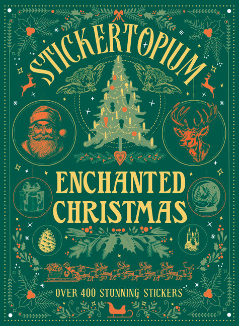 Book cover for Stickertopium: Enchanted Christmas
