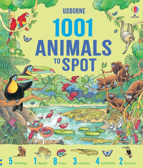 Book cover for 1001 Animales Que Buscar = 1001 Animals to Spot