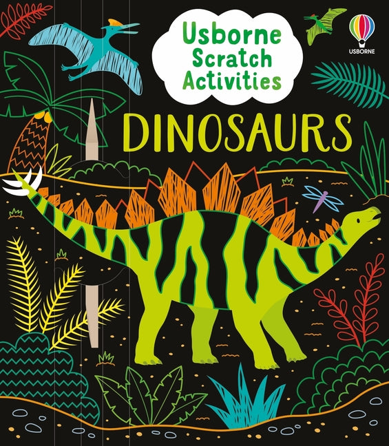 Book cover for Usborne Scratch Activities Dinosaurs