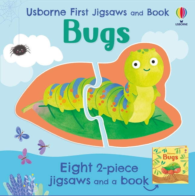 Book cover for Usborne First Jigsaws and Book: Bugs