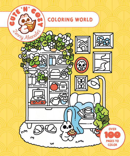 Book cover for Cute'n'cozy Coloring World