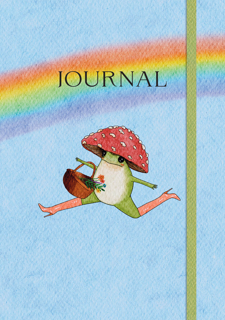 Book cover for Little Frog Journal: A Beautiful 160-Page Lined Journal Featuring the Internet's Beloved Mushroom Frog, from the Artist Maybell Eequay