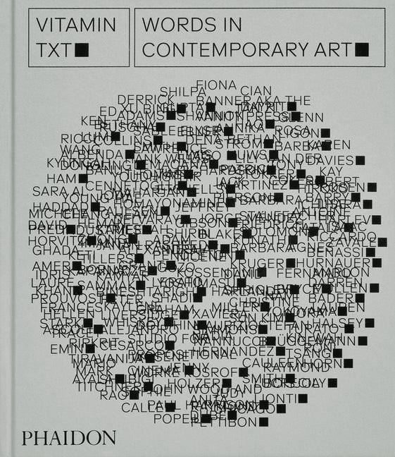 Book cover for Vitamin Txt: Words in Contemporary Art