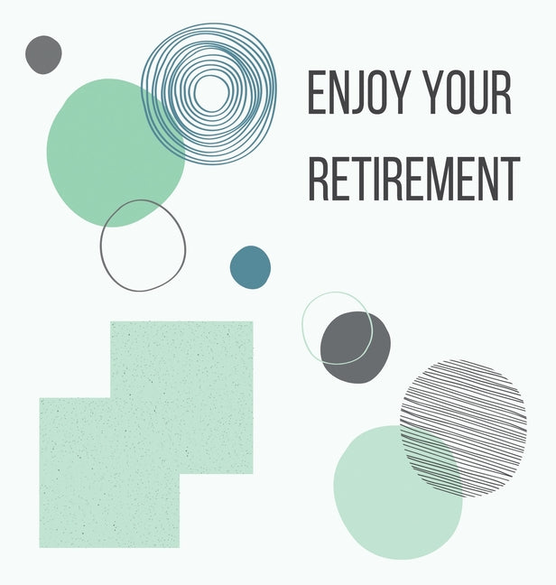 Book cover for Happy Retirement Guest Book with lined pages (hardback)