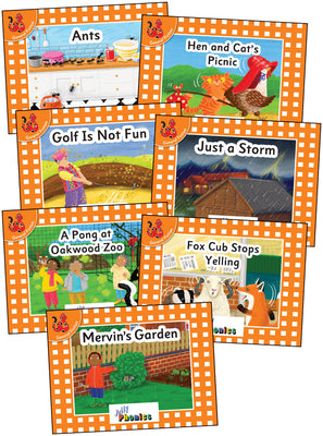 Book cover for Jolly Phonics Orange Level Readers Complete Set: In Print Letters (American English Edition)