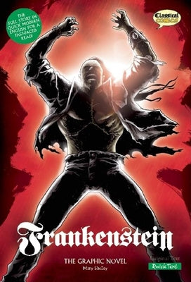 Book cover for Frankenstein the Graphic Novel: Quick Text