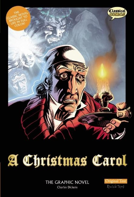 Book cover for A Christmas Carol the Graphic Novel: Original Text