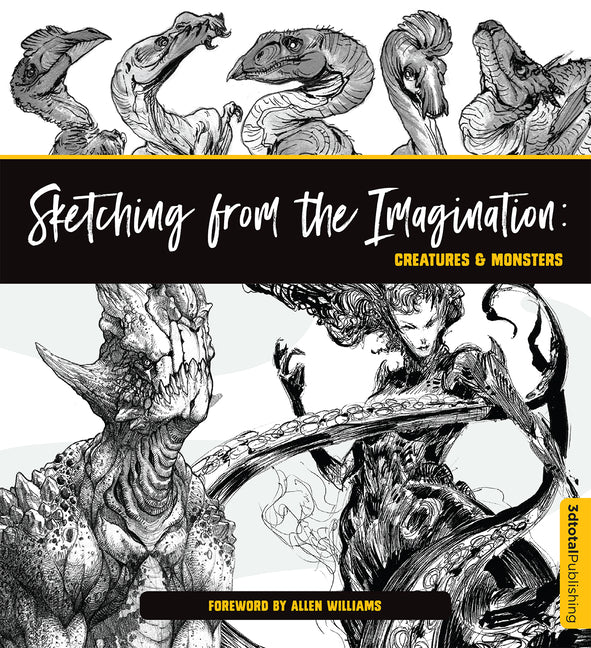 Book cover for Sketching from the Imagination: Creatures & Monsters