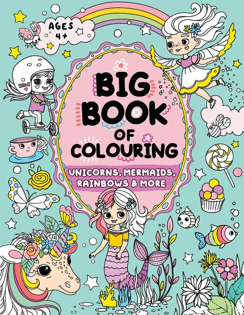 Book cover for Big Book of Colouring for Girls: Children Ages 4+
