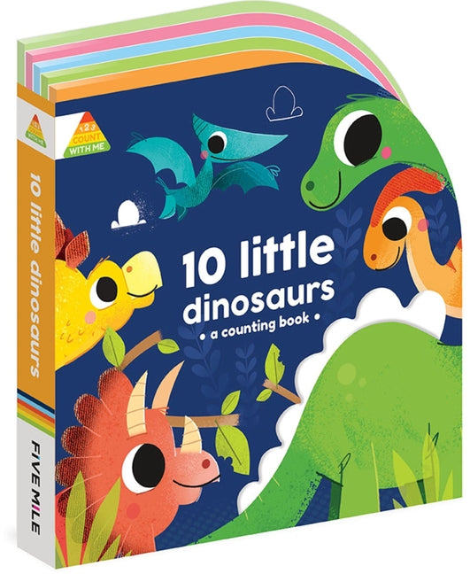 Book cover for 10 Little Dinosaurs: A Counting Book