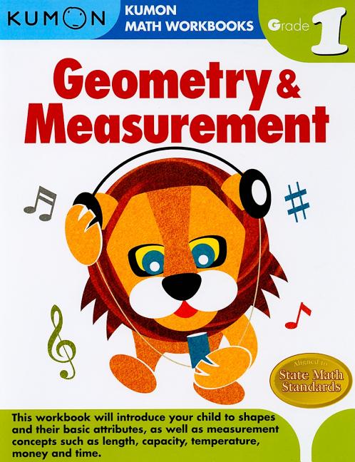 Book cover for Kumon Grade 1 Geometry and Measurement